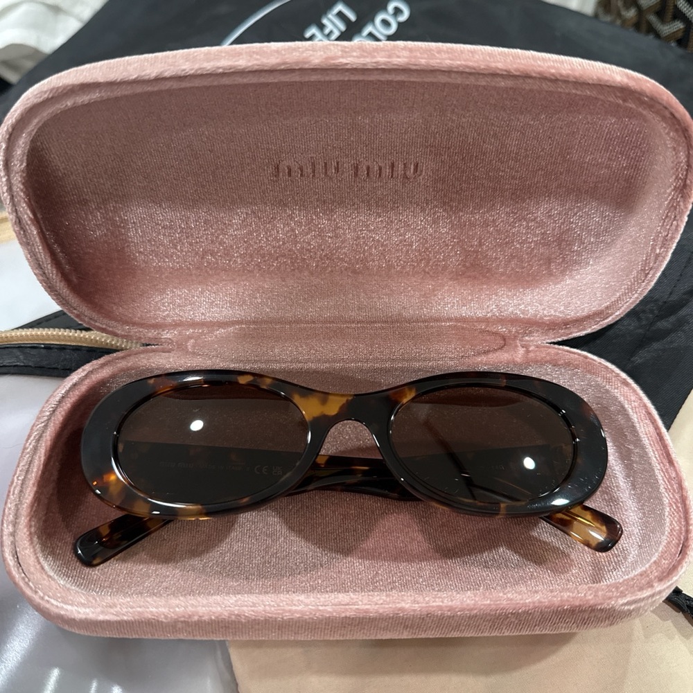 Miu Miu Tortoise Sunglasses